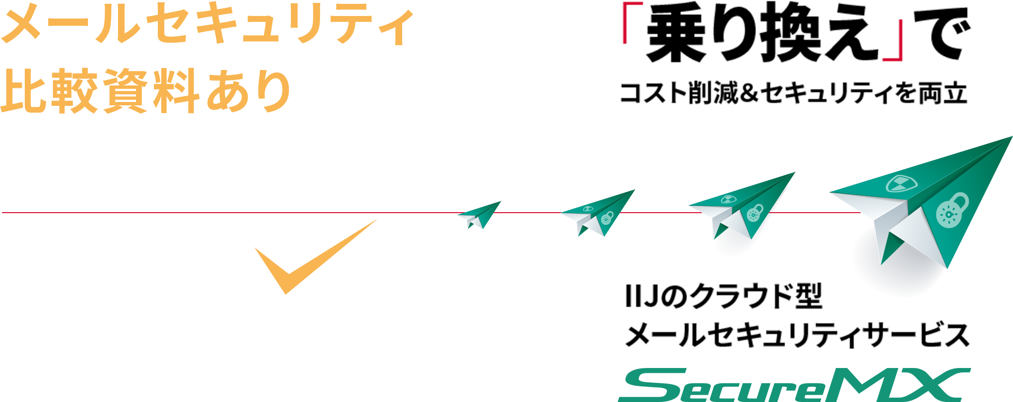 ＜メールセキュリティ比較資料あり＞サービス乗換え前にチェック「乗り換え」でコスト削減＆セキュリティを両立。IIJのクラウド型　メールセキュリティサービスIIJセキュアMXサービス